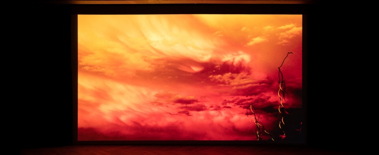 Installationsbillede fra Mathieu J. H. Hansen afgangsværk