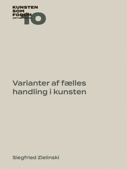 Bogforside på Varianter af fælles handling i kunsten