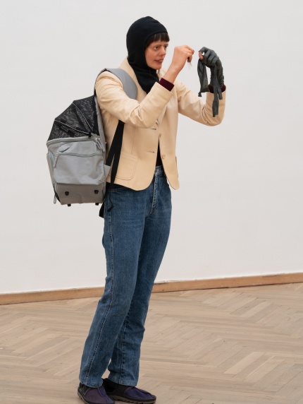 Afgang 2022 på Kunsthal Charlottenborg. Værk af Søren Rye, Foto: David Stjernholm